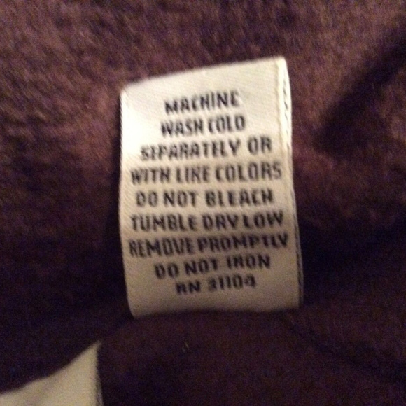 SOLD-Kim Rogers M Brown Full Zip Fleece Jacket - Picture 8 of 8